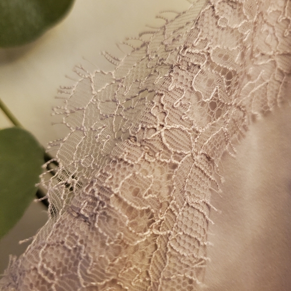 Cami NYC | Racer Silk Charmeuse Cami Lace Size M - Picture 7 of 11